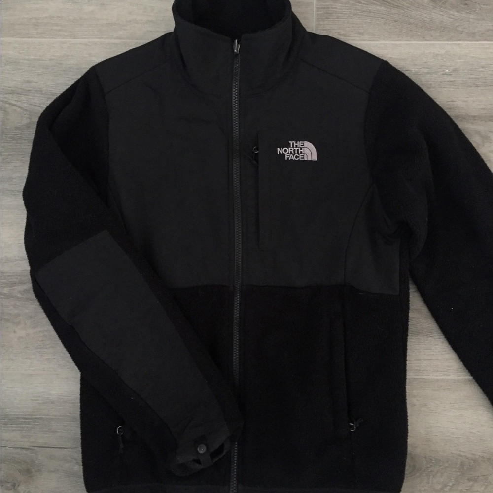 The North Face black fleece jacket